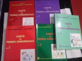 CAIETE DE TEHNICI CHIRURGICALE - Nicolae Angelescu , Florian Popa - 5 volume
