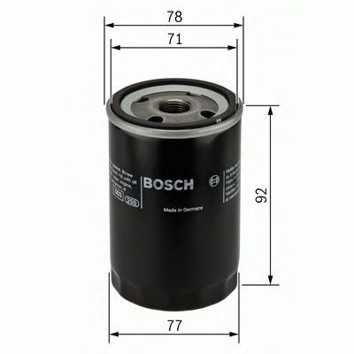 Filtru ulei FORD FOCUS II Combi (DA) (2004 - 2012) BOSCH F 026 407 017 foto