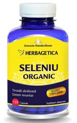 SELENIU ORGANIC 120CPS foto