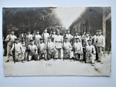 Fotografie Militara, Germania 1914-18 WW1: Grup de Soldati inarmati foto