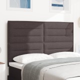 VidaXL Capitonnaj LED Design Linii Maro &icirc;nchis 72 cm Țesătură