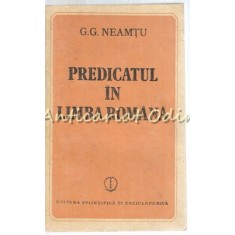 Predicatul In Limba Romana - G. G. Neamtu