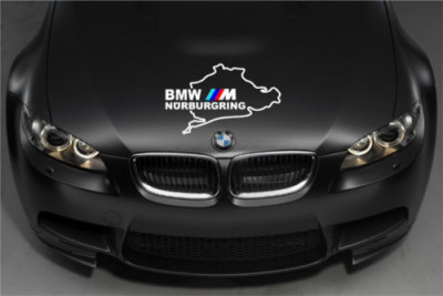 Sticker capota auto model BMW foto