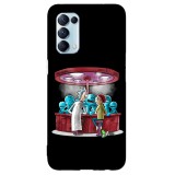Husa compatibila cu Oppo A31 model Mr meeseeks Bar, Silicon, TPU, Viceversa, Transparent, Carcasa