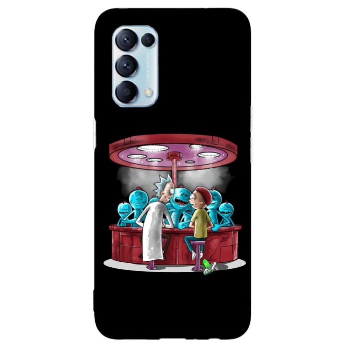 Husa compatibila cu Oppo A5 (2020) model Mr meeseeks Bar, Silicon, TPU, Viceversa