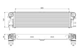 VALEO 818311 Intercooler, compresor