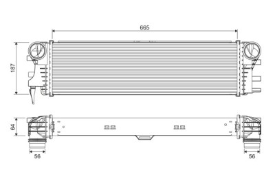 VALEO 818311 Intercooler, compresor foto