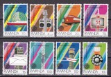 Rwanda 1984 telecomunicatii MI 1259-1266 MNH