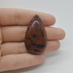 Cabochon obsidian mahon 42x24x8mm c50