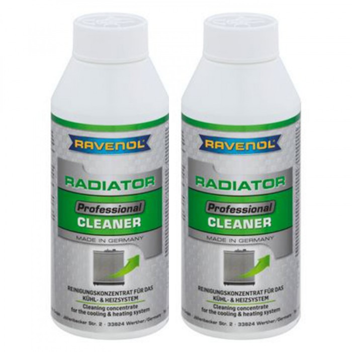 Pachet 2 x Solutie curatare Ravenol Professional Radiator Cleaner 250 ml
