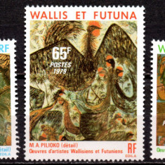 Wallis & Futuna 1979, Arta, Pictura, serie neuzata, MNH