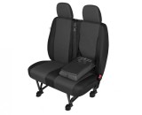 Husa bancheta cu doua locuri Ares Van DV2 M pentru bancheta cu tavita compatibila cu Citroen Jumpy, Fiat Scudo, Mercedes Vito, Opel Movano pana in 20