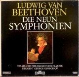 Vinil # 6XLP EDITIE CARTONATA George Georgescu ; Beethoven - Orchestra Simfonică A Filarmonicii De Stat "George Enescu", &lrm;&ndash; Die Neun Symphonien (EX)