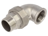 Conector cot 90&deg; tată-mamă plată