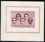 Iugoslavia 1961 - Conferința de la Belgrad, personalități, colita neuzata