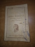 Manual de limba romana - gramatica si ortografie - pentru clasa 1-a - din 1953