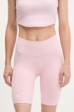 Under Armour pantaloni scurți de antrenament Train Seamless culoarea negru, neted, high waist, 1379151
