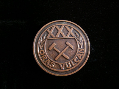 QW1 119 - Medalie - Orasul Vulcan - XXX de ani de la atestare foto