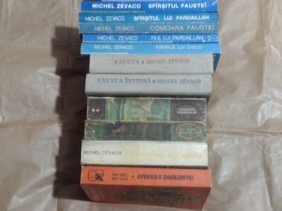 MICHEL ZEVACO - CICLUL COMPLET PARDAILLAN 11 vol.~COMOARA FAUSTEI+CAVALERII PARDAILLAN+EPOPEEA DRAGOSTEI+FAUSTA+FAUSTA INVINSA +.... foto