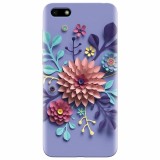 Husa silicon pentru Huawei Y5 Prime 2018, Flower Artwork