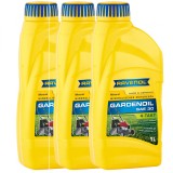 Cumpara ieftin Pachet 3 litri Ulei Ravenol 4-Takt Gardenoil