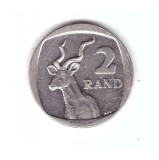 Moneda Africa de Sud 2 rand 2016, stare foarte buna, curata