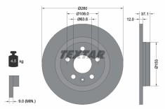 TEXTAR 92323803 PRO Disc frana