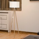 Lampa de podea Rochester 136 cm 1 x E27 crem [lux.pro] HausGarden Leisure