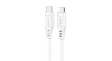 Acefast USB tip C - Cablu USB tip C, 1,2 m, 60W (20V / 3A), alb (C3-03-C-C-C-alb)