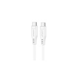 Acefast USB tip C - Cablu USB tip C, 1,2 m, 60W (20V / 3A), alb (C3-03-C-C-C-alb)