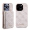 Husa iPhone 15 Pro Guess Hardcase Powerbank MagSafe, roz, GUBPM5P15L4GEMGP