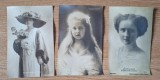Lot 3 cp Familia Regala cu Principesa / Printesa Elisabeta + Maria a Romaniei