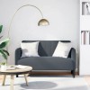 Gossi canapea lovesea gri inchis 109 cm catifea