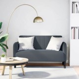 Gossi canapea lovesea gri inchis 109 cm catifea