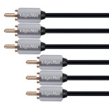 Cablu Kruger&amp;Matz 3RCA - 3RCA 1.8 m