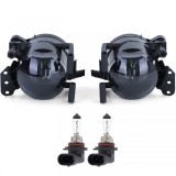 Set de Faruri de Ceata cu Sticla Clara si Fum Negru, potrivit pentru BMW Seria 3 E46 Coupe Cabriolet 03-07 Performance AutoTuning