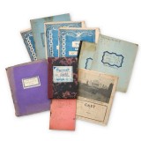 Geo Dumitrescu, 12 caiete școlare și 3 carnete de note, 1932-1937