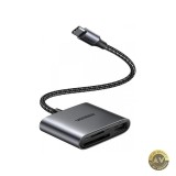 Cititor Card USB-C UGREEN CM387 USB-A - SD - microSD Negru