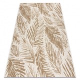 FLAT 48977256 Covor sisal Frunze de palmier - culoare bej natural paie, sfoara, 120x170 cm