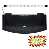 Capac acvariu cu iluminare 60x30cm LED EXPERT 13W - NEGRU, curbat