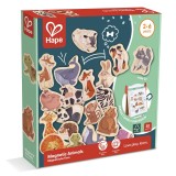 Jucarie din lemn copii - Magneti cu animale (30 piese)