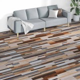 vidaXL Plăci de Pardoseală 18 pcs Multicolour 5,26 m&sup2; PVC 42046299