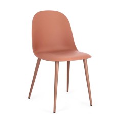Set 4 scaune caramiziu Ella 45x51.5x80.5h