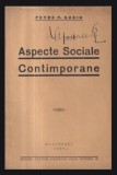 Aspecte Sociale Contimporane Contemporane Petre P. Suciu 1936