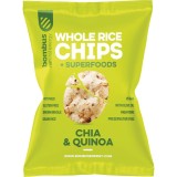 Bombus Whole Rice Chips chipsuri din orez Chia &amp; Quinoa 60 g