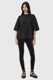 AllSaints colanti CORA femei, culoarea negru, neted, W006TZ