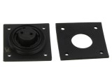 Conector circular soclu mamă 2 pini 12A 277V BULGIN PXV0764/S profil jos