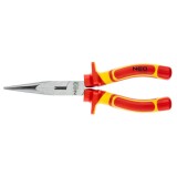 Cleste cu varf lung VDE 200 mm, otel CrV, izolat 1000V NEO