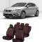 Huse scaune auto dedicate Seat Leon 2013 - 2019 Premium cu insertii piele