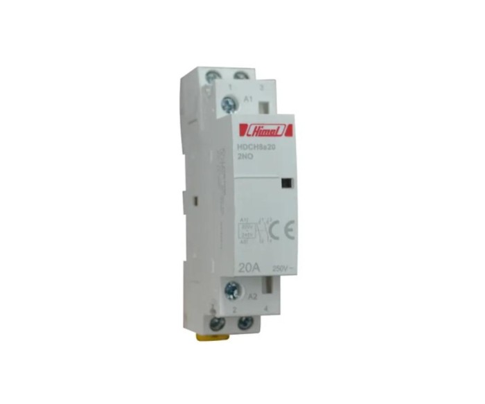Contactor modular 20A 2P 2ND Himel HDCH8S20220